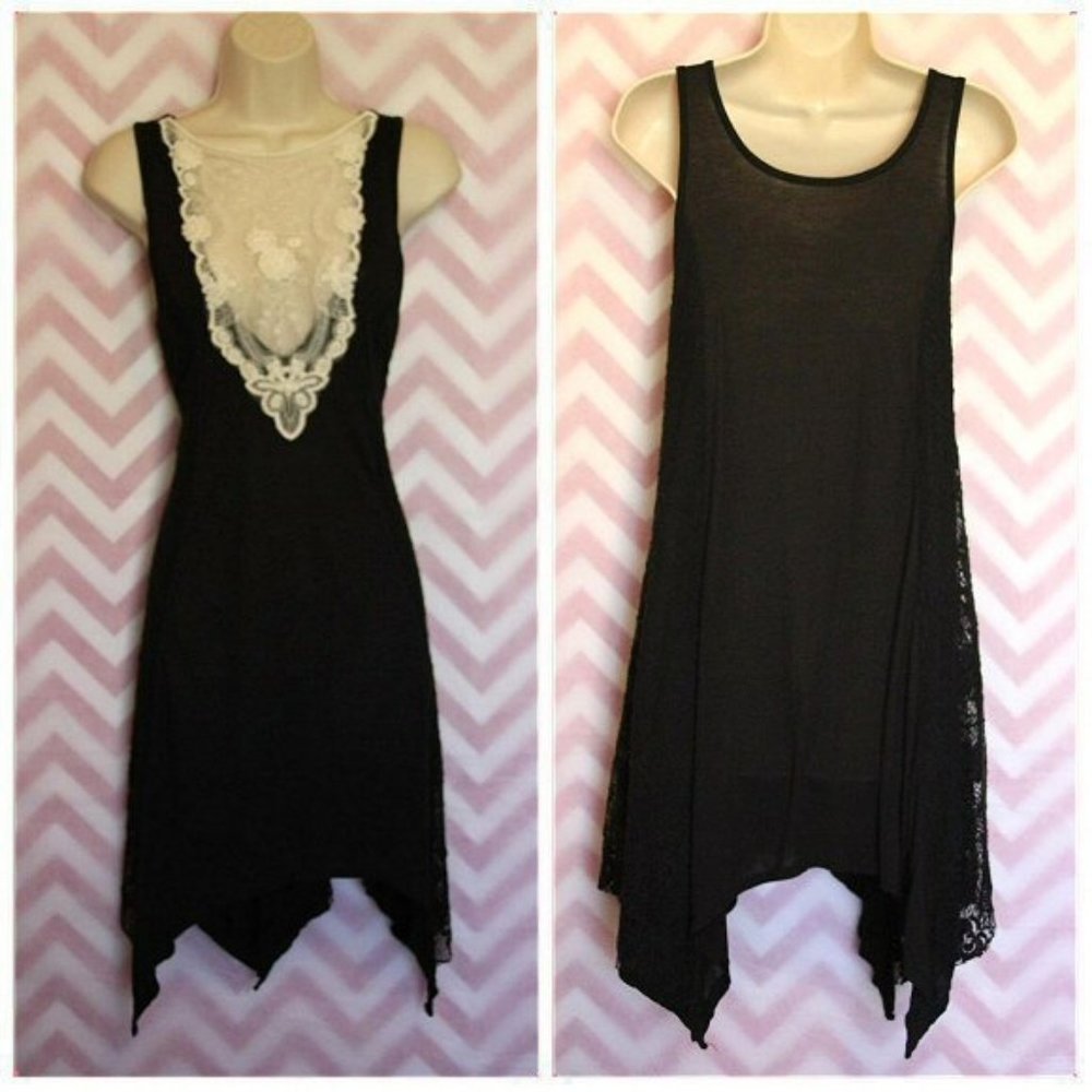 Tea and Rose Lace Tunic Dress Size S